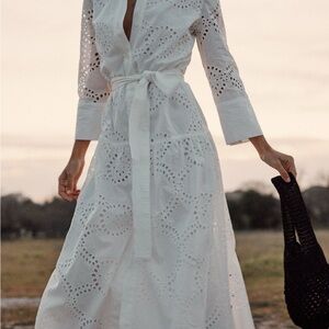 Commense White Eyelet Dress